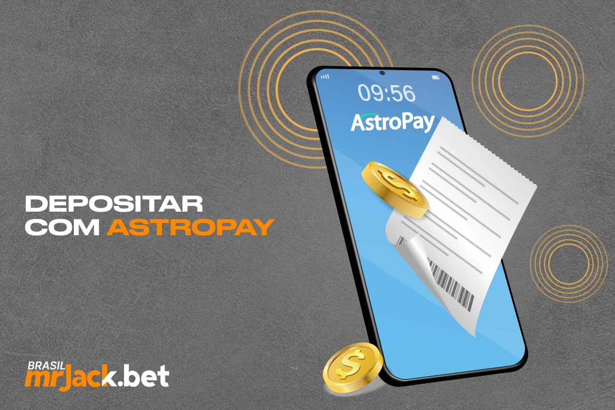 Na Mr Jack bet, os brasileiros podem usar o aplicativo de pagamento AstroPay para fazer um depósito